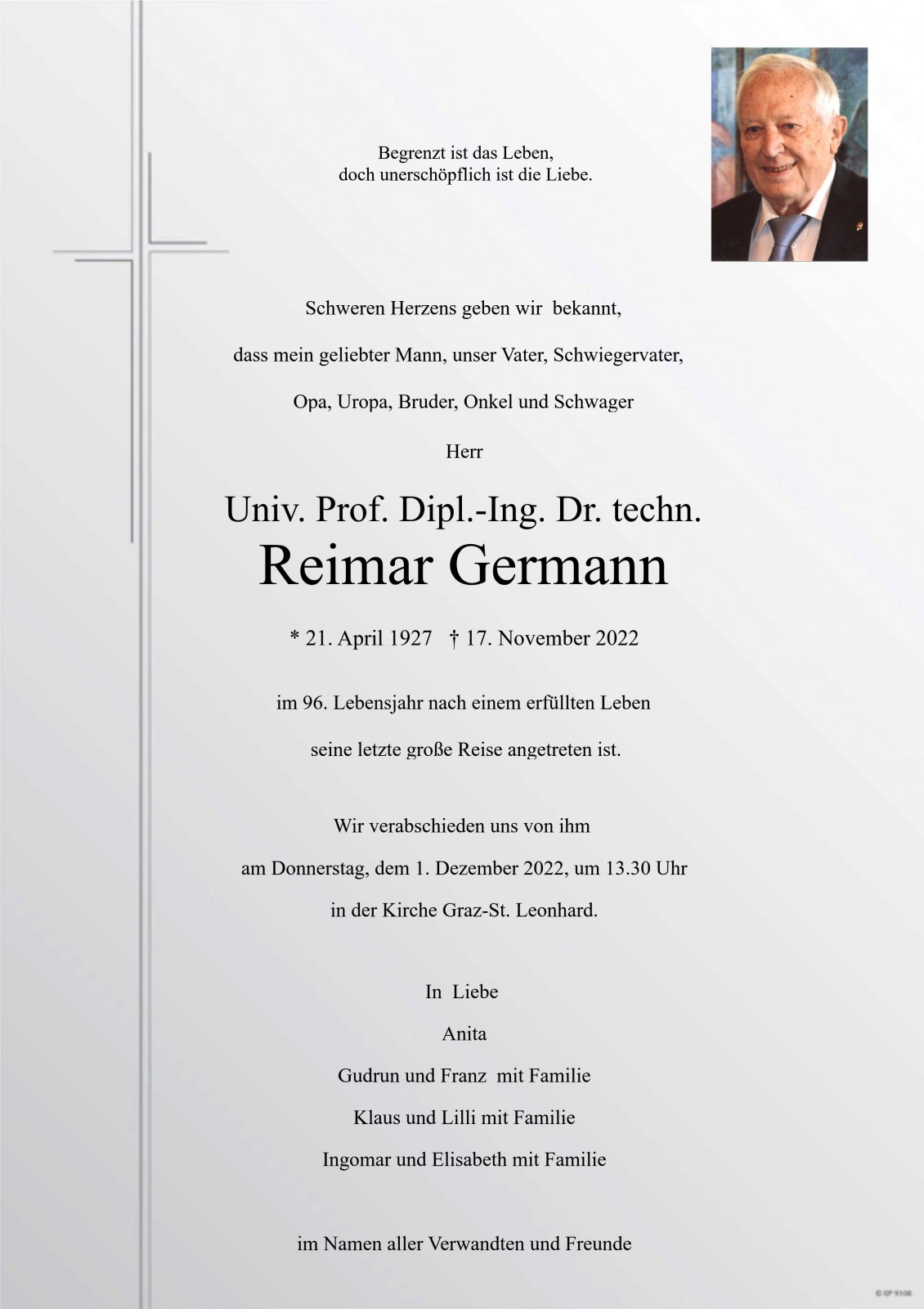 Parte DI Dr. Reimar Germann