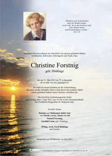 FORSTNIG Christine