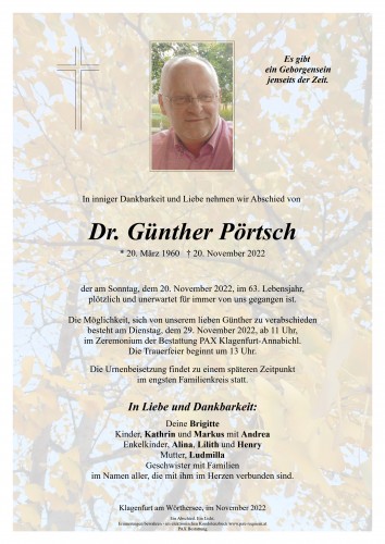 Dr. Günther Pörtsch