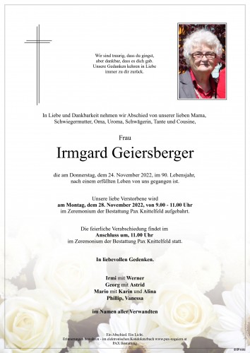 Irmgard Geiersberger