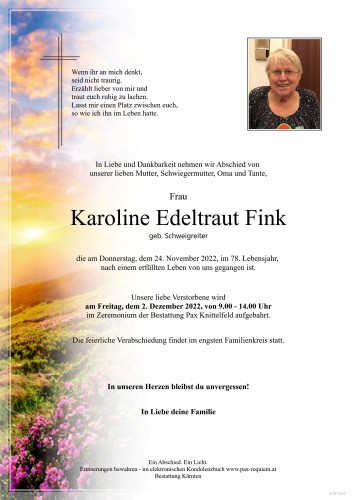 Karoline Edeltraut Fink