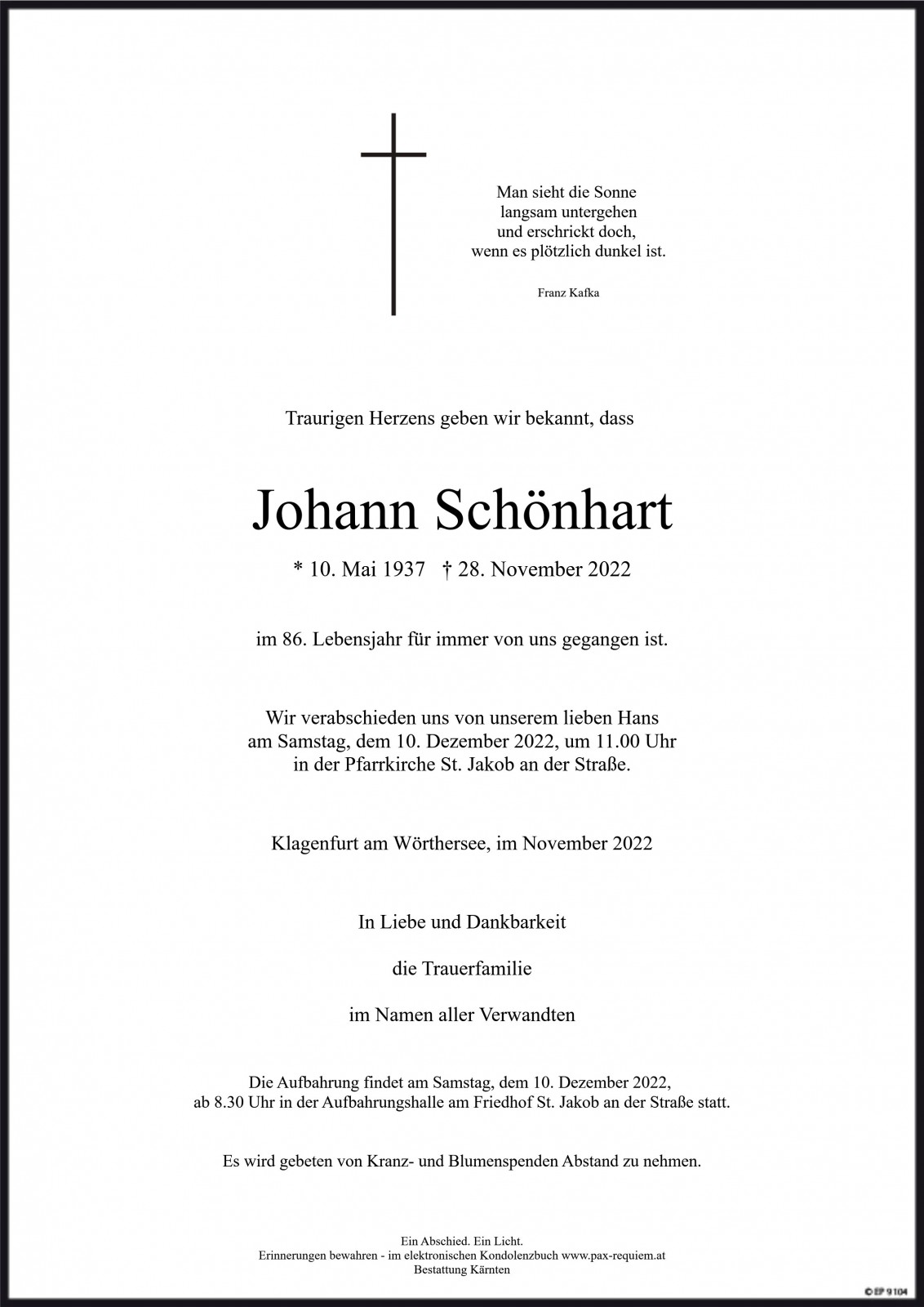 Parte Johann Schönhart