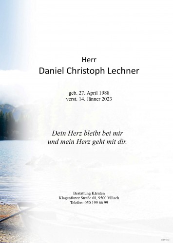 Daniel Christoph Lechner
