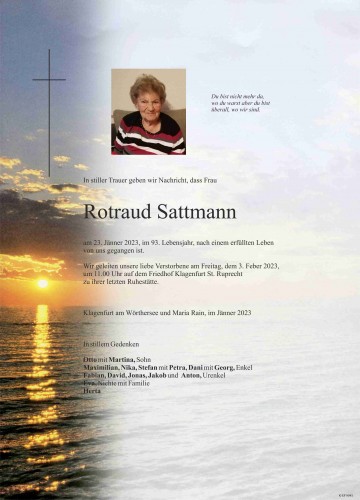 Rotraud Sattmann
