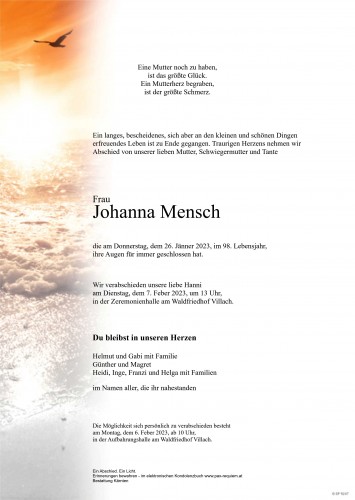 Johanna Mensch