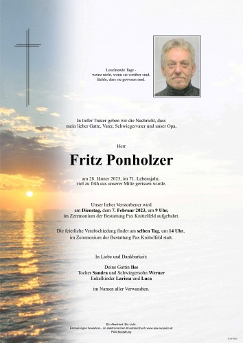 Fritz Ponholzer