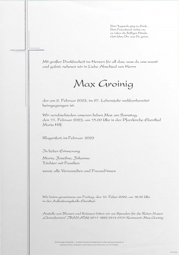 Max Groinig