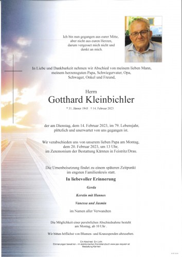 Gotthard Kleinbichler