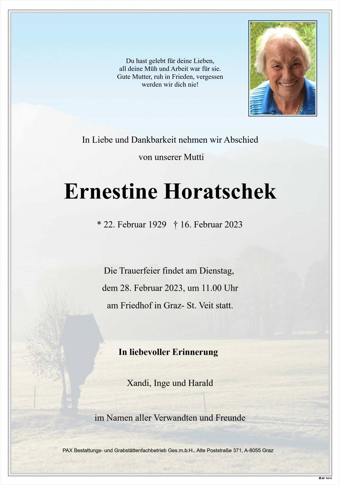 Parte Ernestine Horatschek
