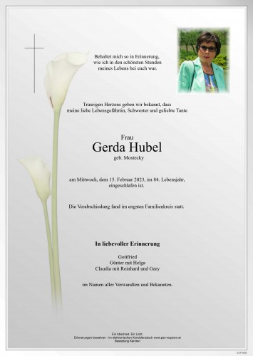 Gerda Hubel