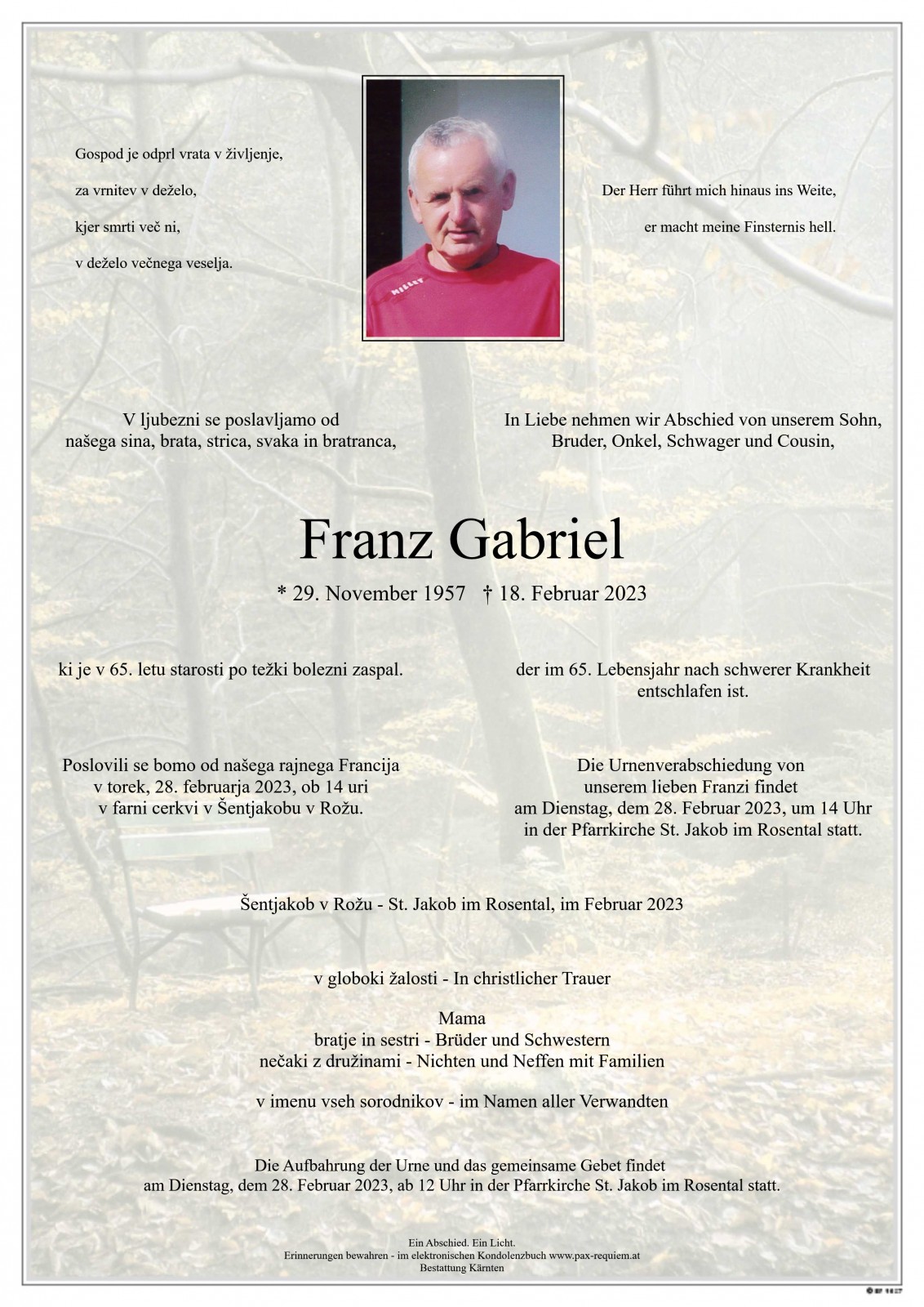 Parte Franz Gabriel