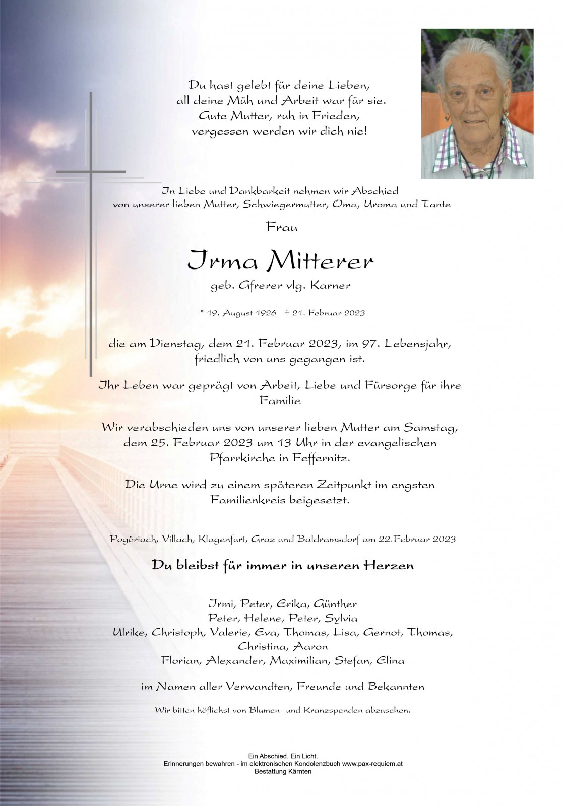 Parte Irma Mitterer