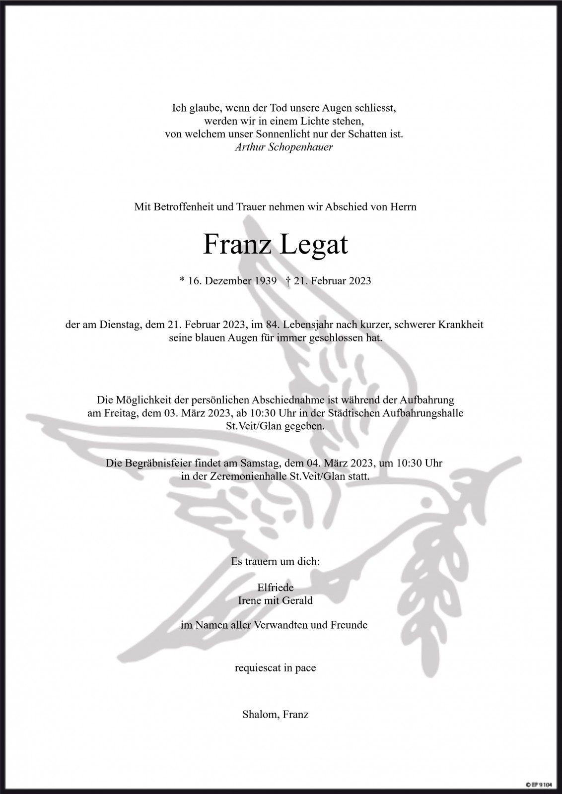 Parte Franz Legat