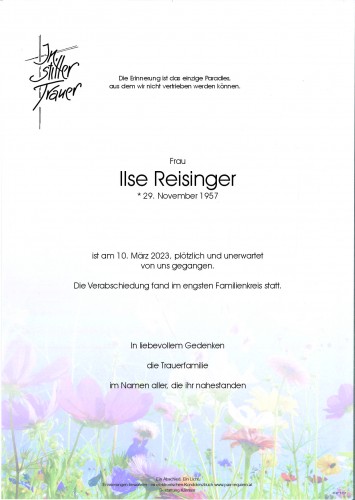 Ilse Reisinger