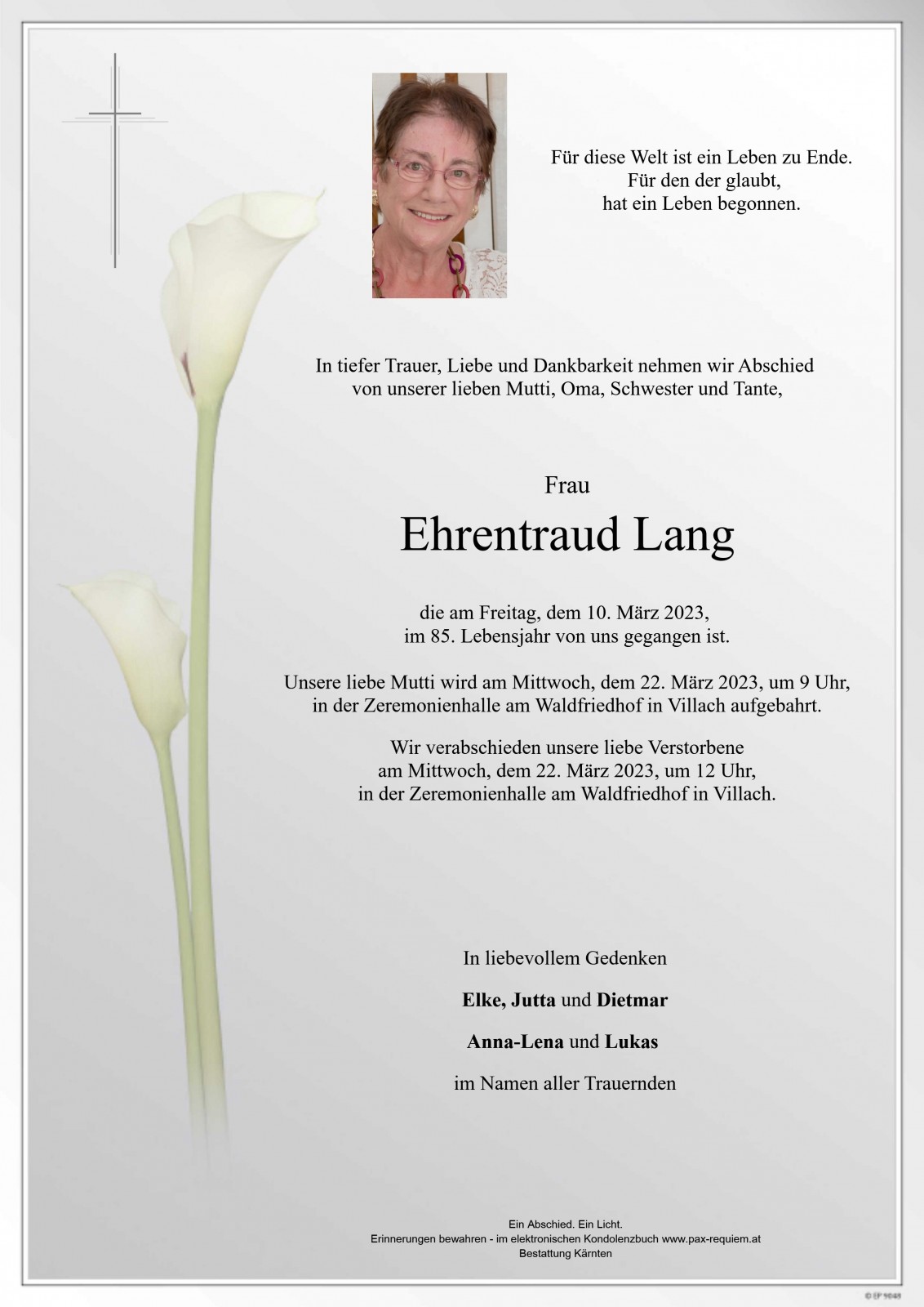 Parte Ehrentraud Lang