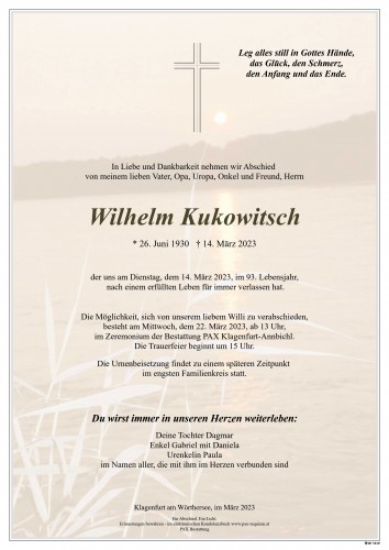 Wilhelm Kukowitsch