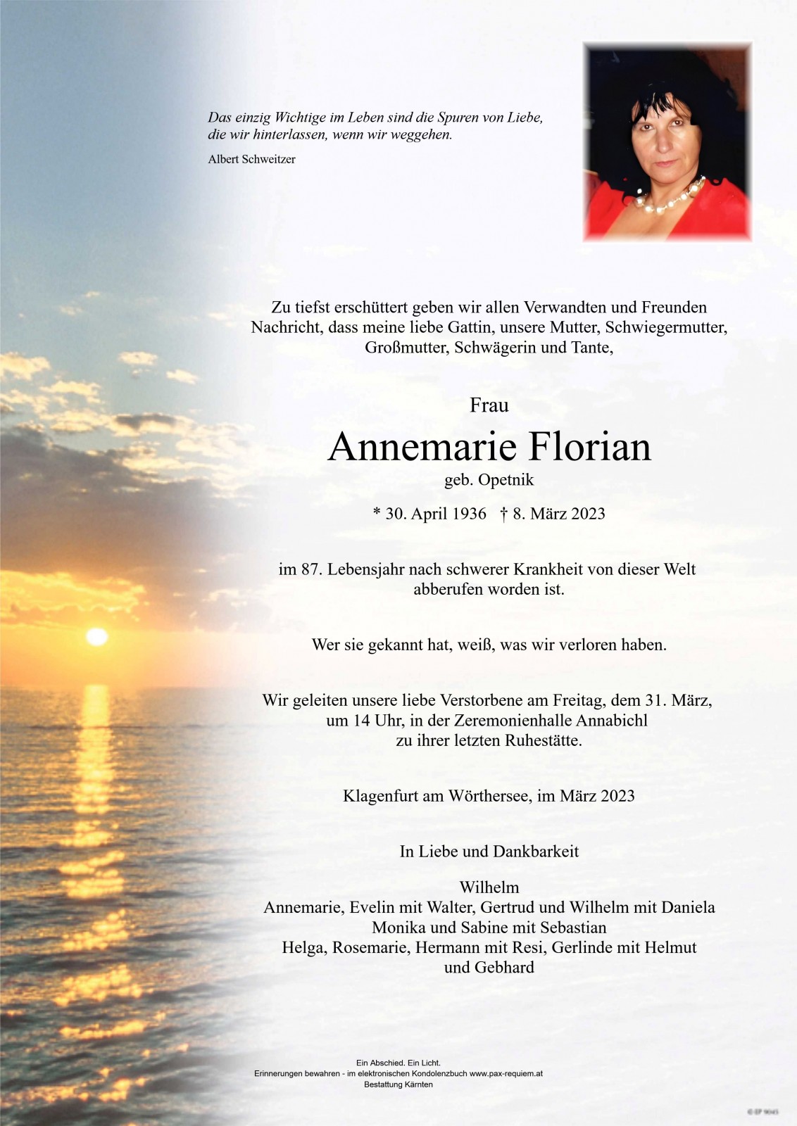 Parte Annemarie Florian