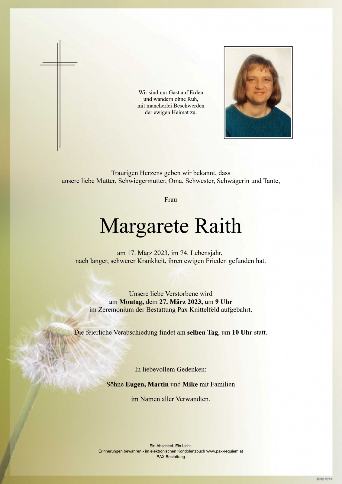 Parte Margarete Raith