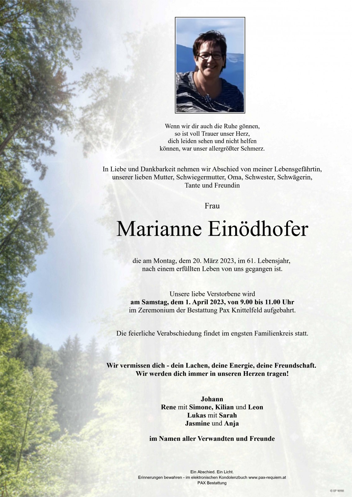 Parte Marianne Einödhofer