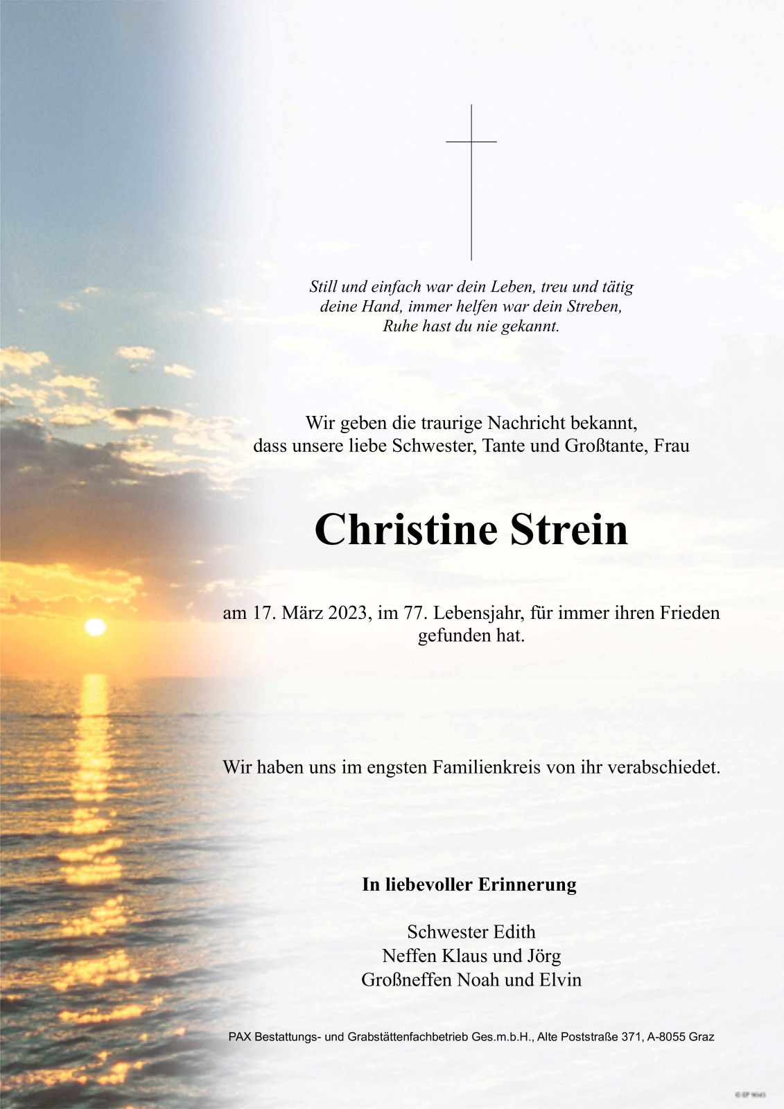 Parte Christine Strein