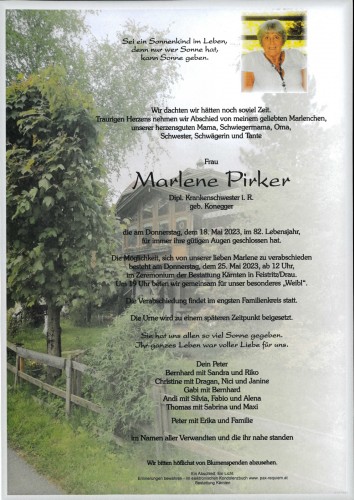 Marlene Pirker, geb. Konegger