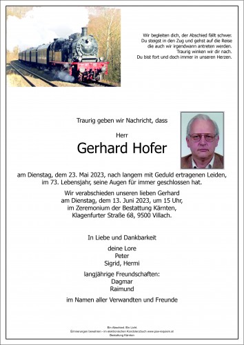 Gerhard Hofer