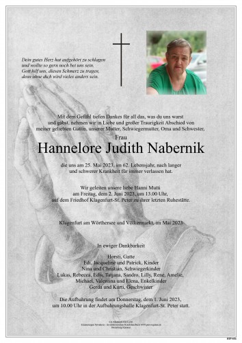 Hannelore Judith Nabernik