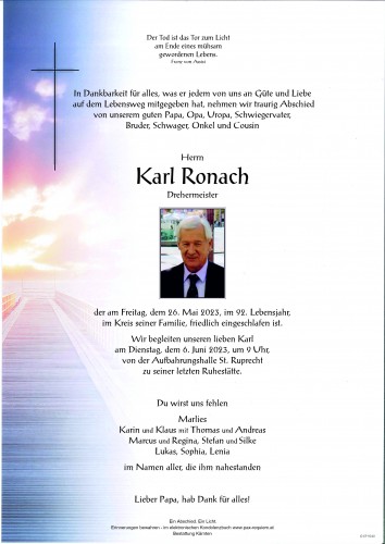 Karl Ronach