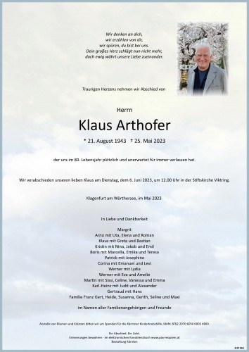 Klaus Arthofer