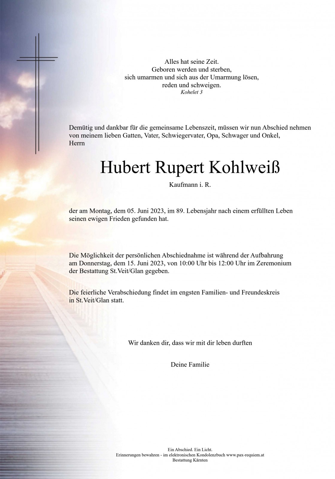 Parte Hubert Rupert Kohlweiß