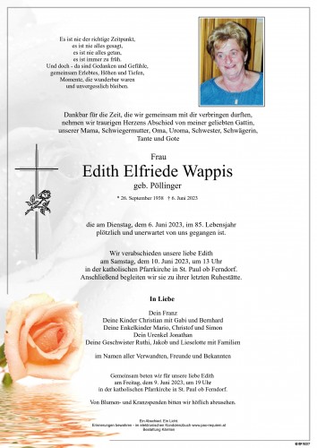 Edith Elfriede Wappis