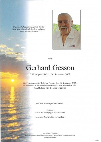 Gerhard Gesson