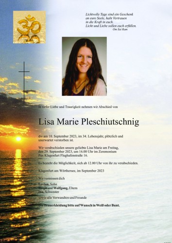 Lisa Marie Pleschiutschnig