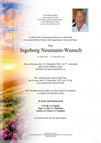 Ingeborg Neumann-Wunsch