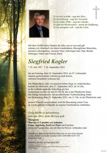 Siegfried Kogler