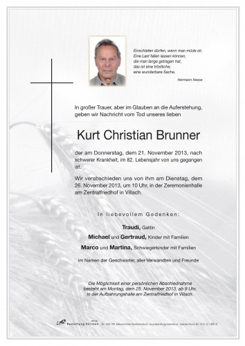 Kurt Christian Brunner