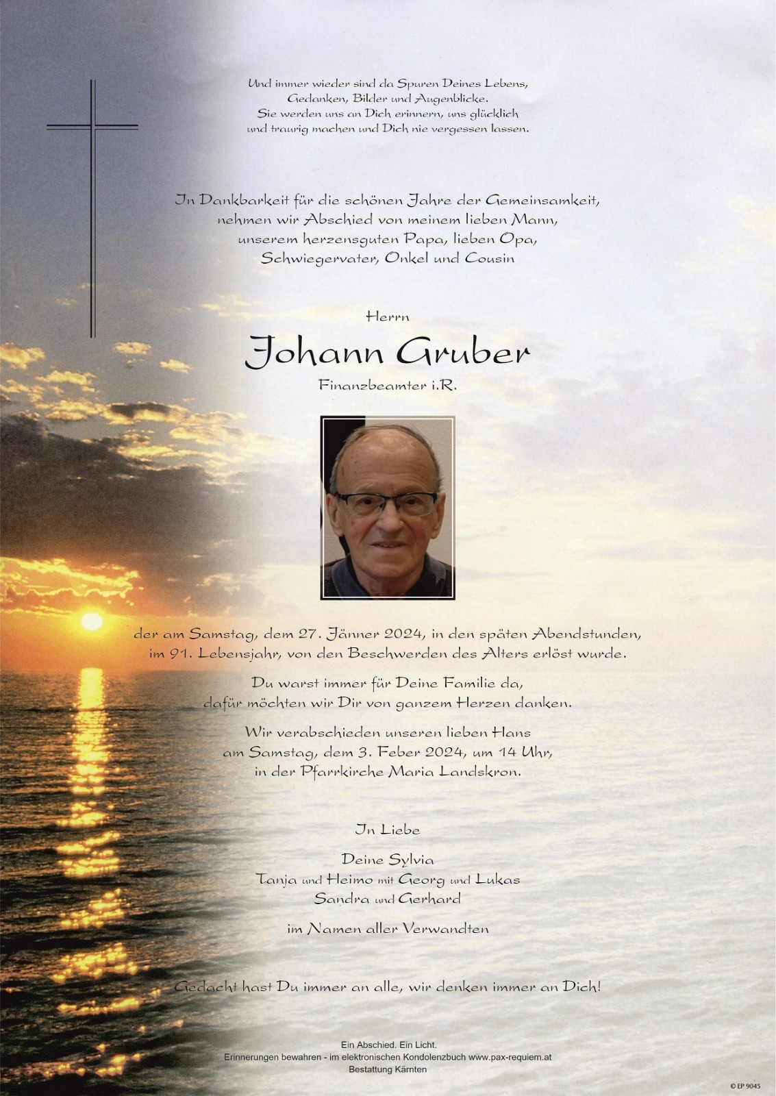 Parte Johann Gruber