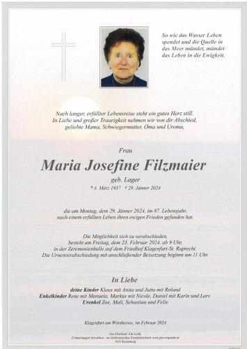 Maria Josefine Filzmaier