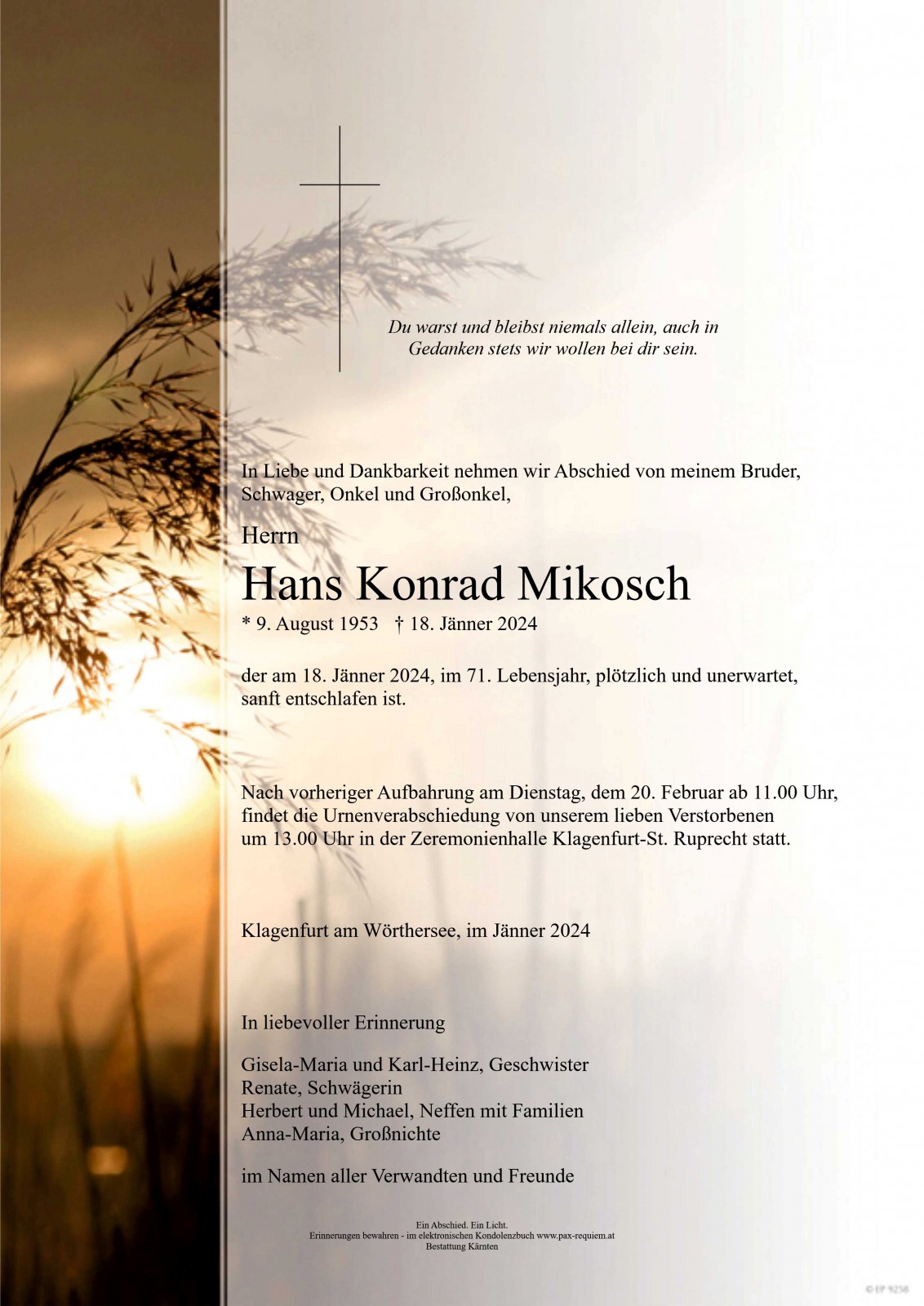 Parte Hans Mikosch