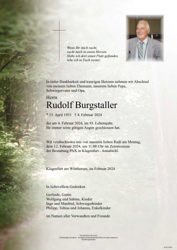 Rudolf Burgstaller