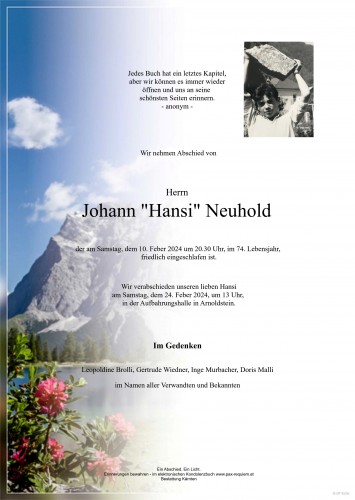 Johann "Hansi" Neuhold