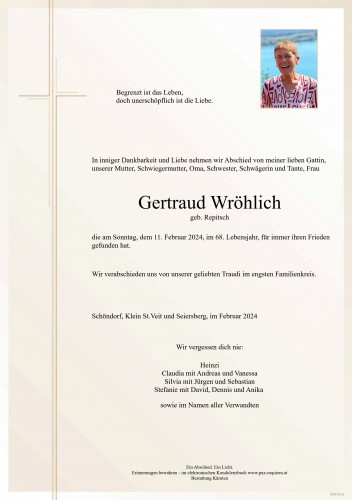 Gertraud Wröhlich