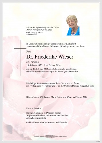 Dr. Friederike Wieser