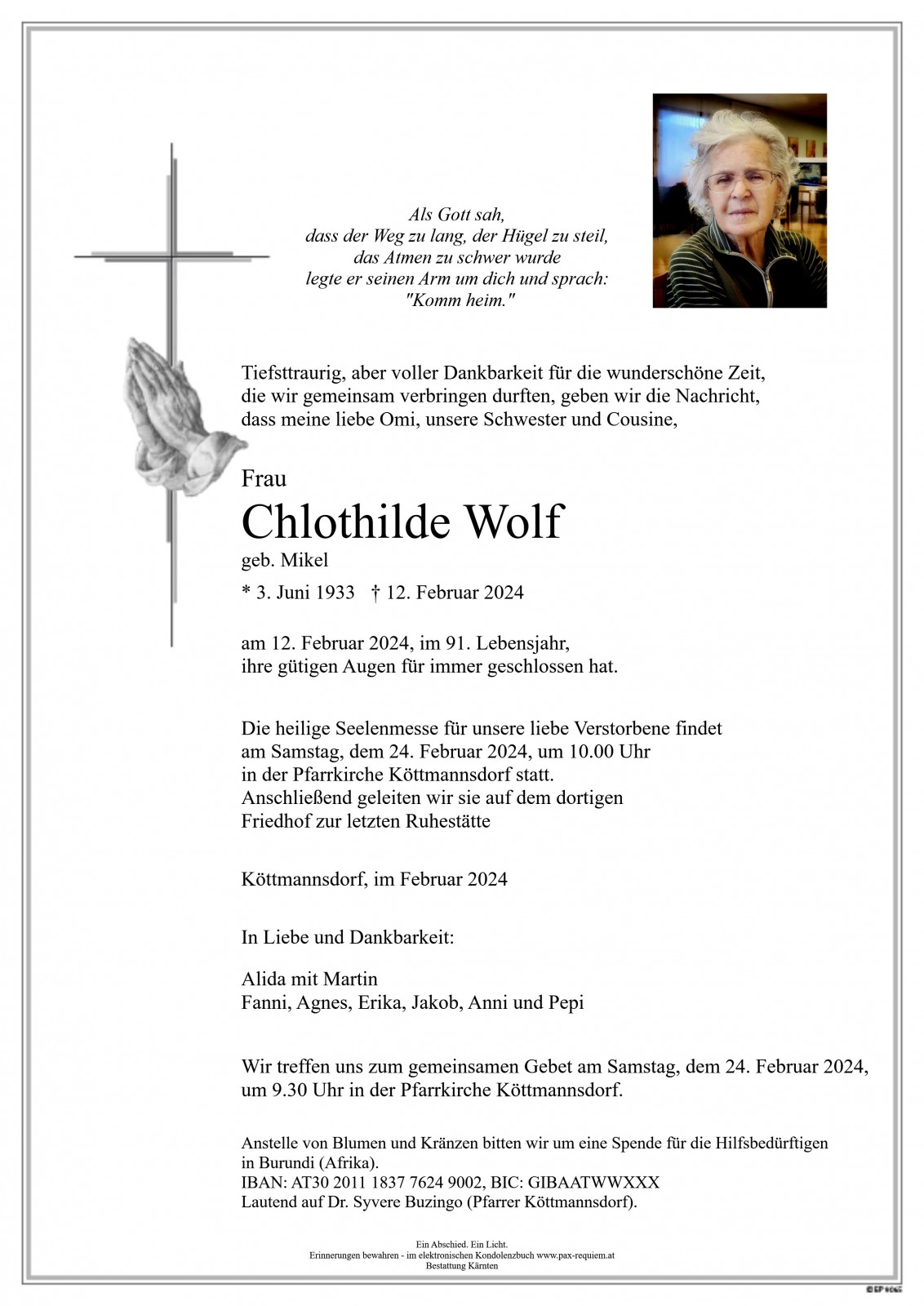 Parte Chlothilde Wolf