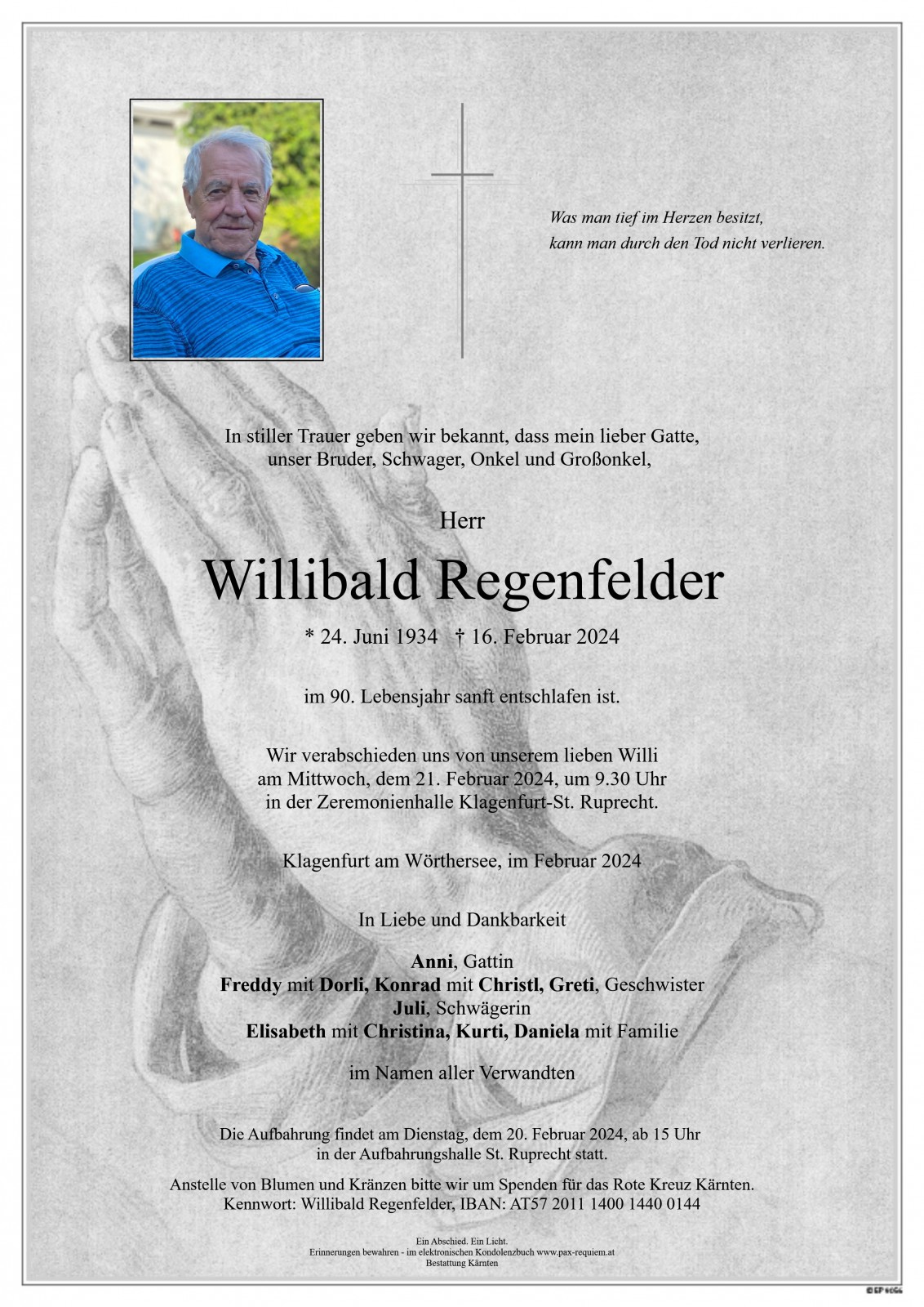 Parte Willibald Regenfelder