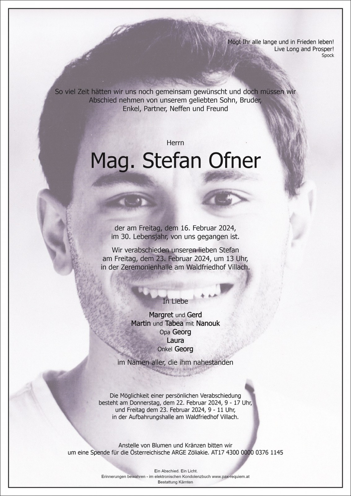 Parte Mag. Stefan Ofner