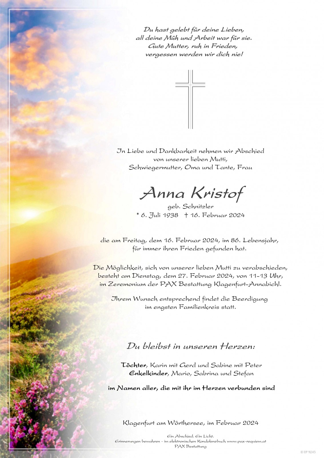 Parte Anna Kristof