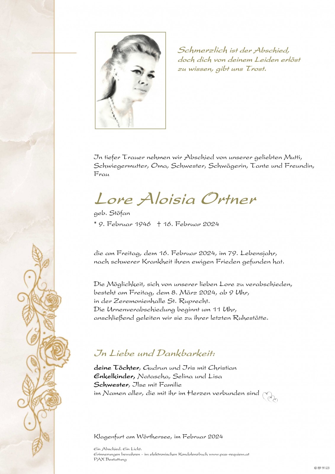 Parte Lore Aloisia Ortner