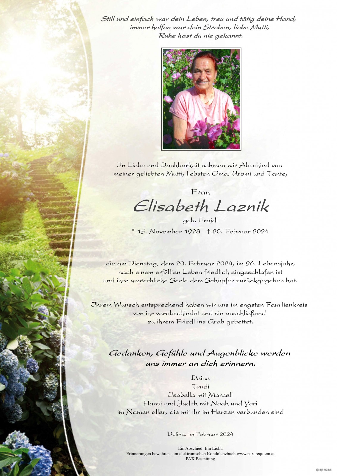 Parte Elisabeth Laznik