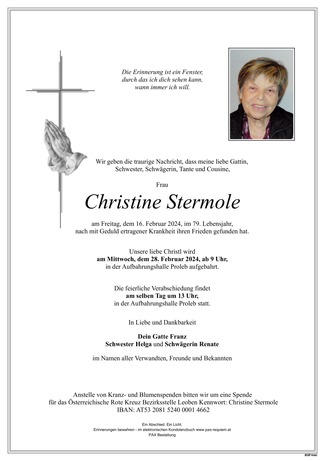 Parte Christine Stermole